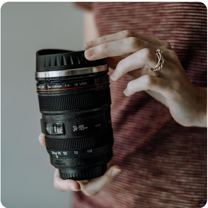 Camera Lens Coffee Mug