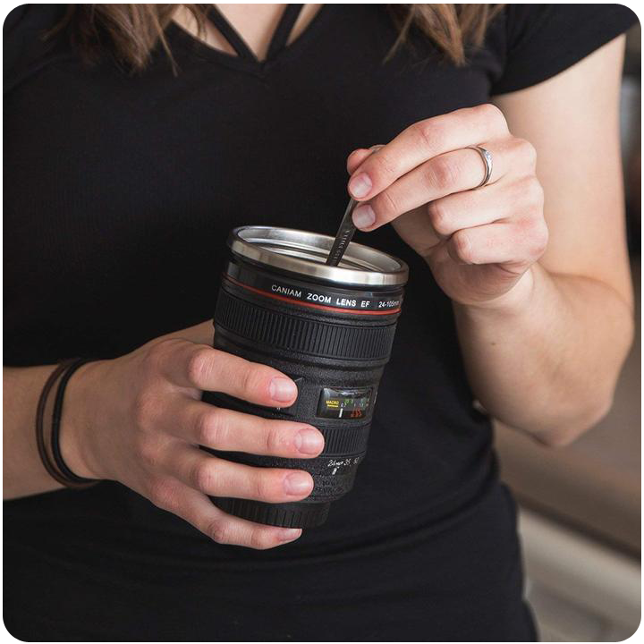 Camera Lens Coffee Mug