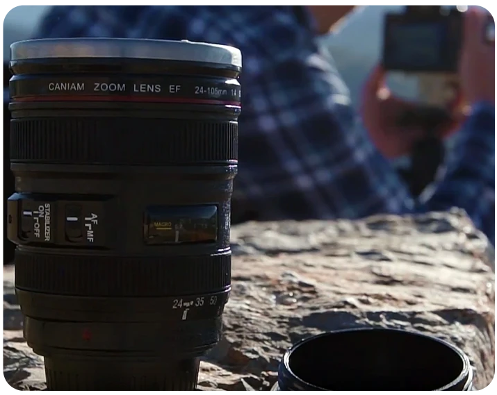 Camera Lens Coffee Mug