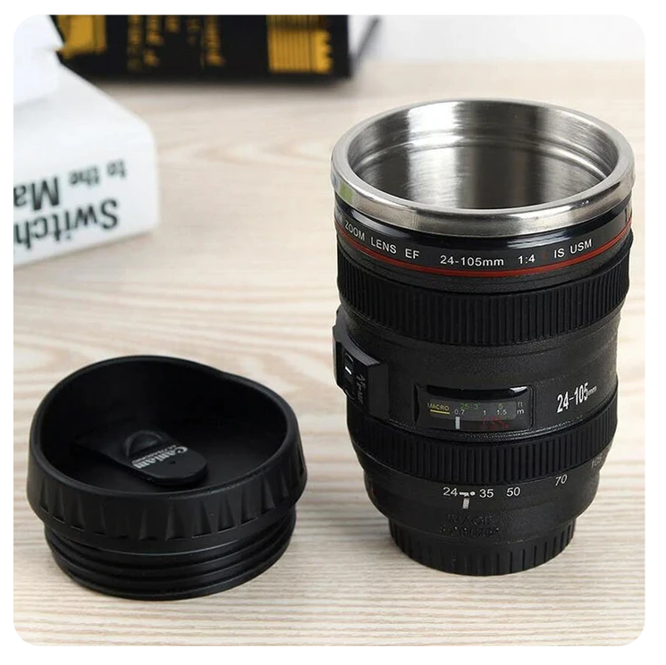 Camera Lens Coffee Mug